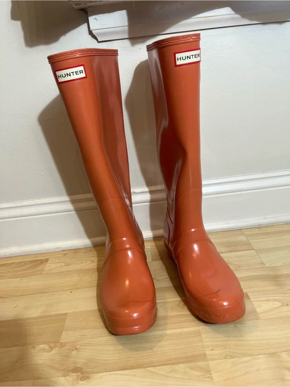 Hunter Ladies Original Tall Rubber Rain Boots size 10
